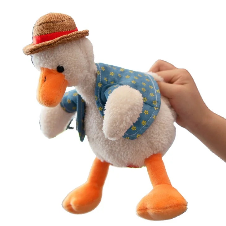 Talking Duck Stuffed Plush Talking Animal Kid Voice Repeating Toy Repeating Duck Plush Toys