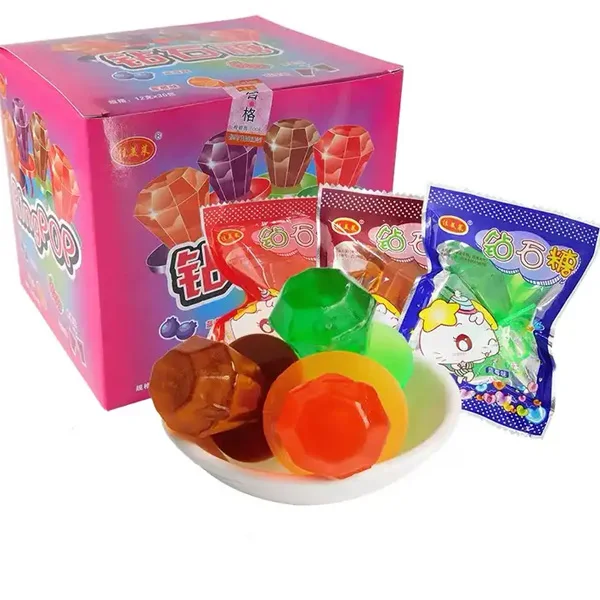 Wholesale Ring Toy Sweets Diamond Ring Pop Hard Candy Lollipop