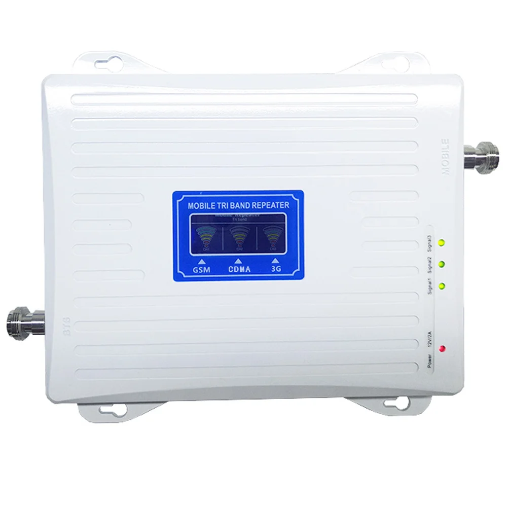 ORITECK Custom Tri-Band 2G 3G 4G Cell Phone Signal Repeater GSM  DCS WCDMA CDMA LTE Mobile Phone Signal Booster Amplifier