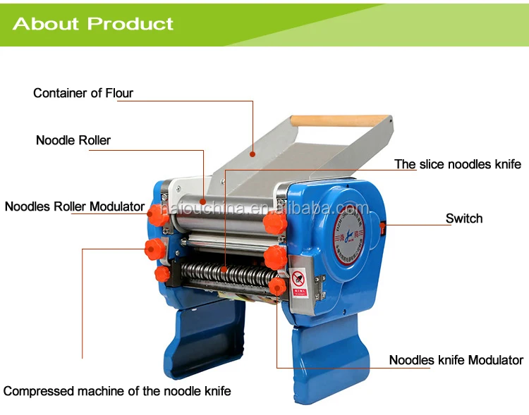 DZM160A good quality electric noodle making machine electric
