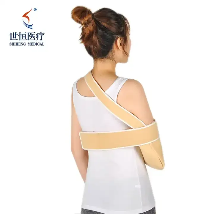production of high quality and low price fixed arm medical adjustable arm sling breathable good spot direct sales