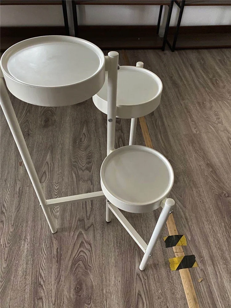 Modern Metal Flower Plant Stand House Home Decoration Flower Stand Tri-Level Metal Floor Plant Stand For Home