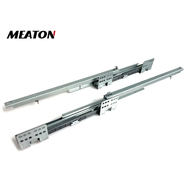 Meaton Hot Soft closing Metal tandem slim box for kitchen drawer at Height 63mm Morden slim box no edge sychronization