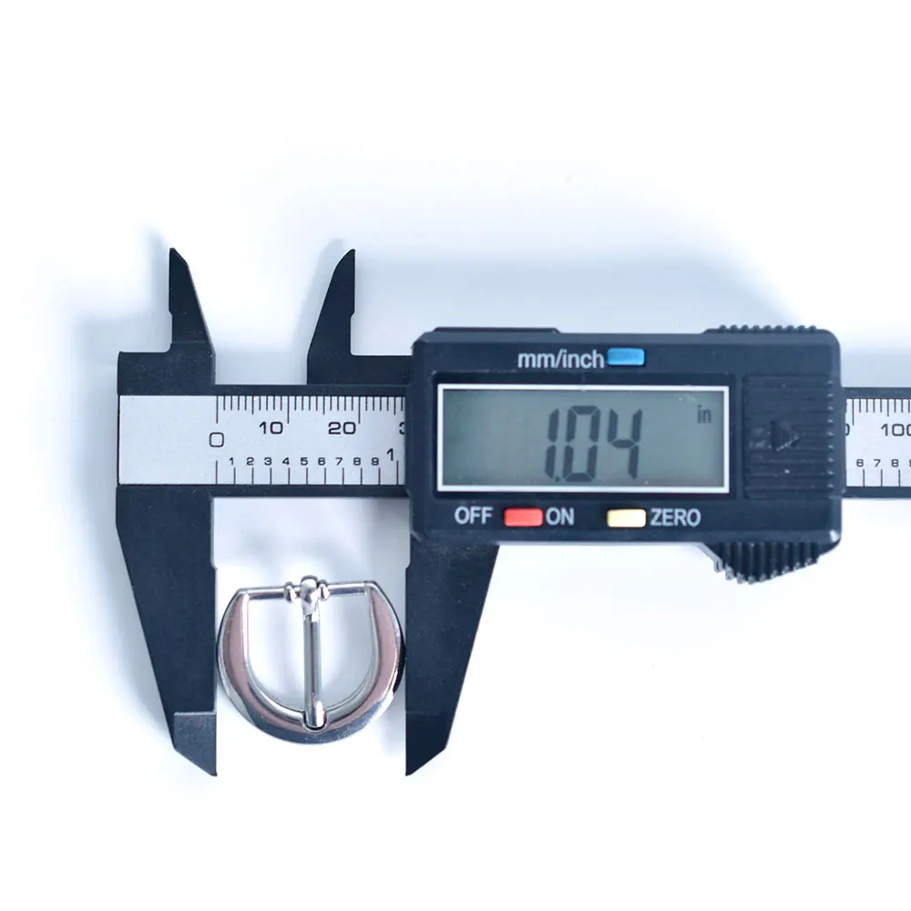 Hot Sale 5/8 Inch Nickel Plated Finish Dee Half Belt Buckle for 5/8 Inch