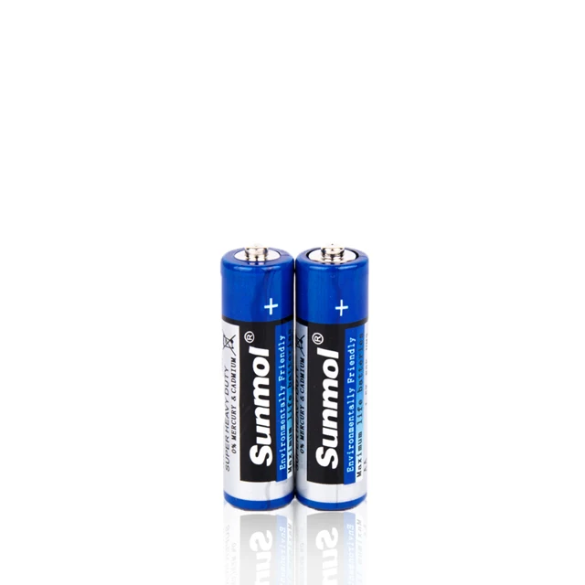 Service Long Time Pencil Batteries AA Carbon Zinc Batteries 1.5V R6 R6P Super Heavy Duty Battery With Low Price