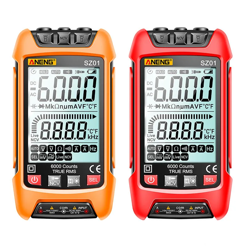 Fully automatic digital display multimeter, intelligent anti-burn multimeter, high-precision electrician maintenance instrument