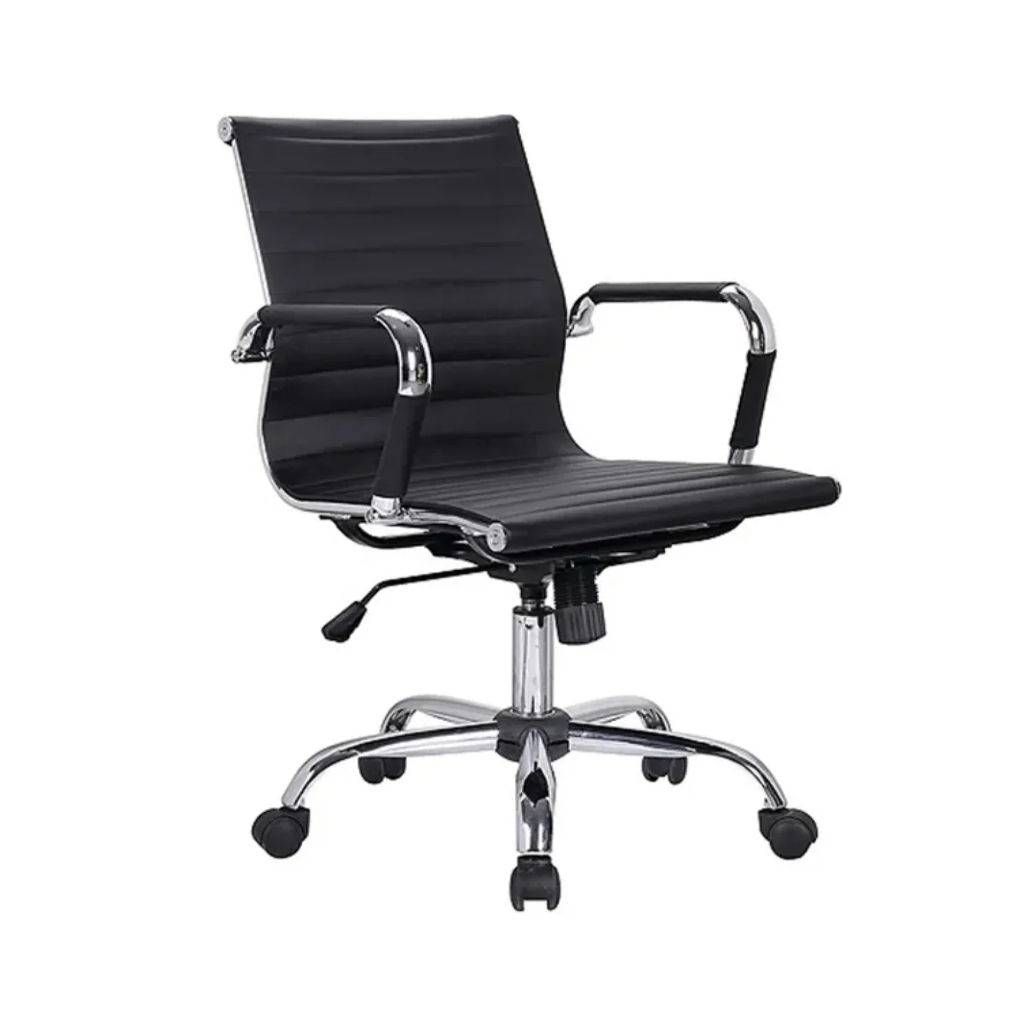 Wholesale Classic Cheap Office Silla Ruedas chair parts mechanism office Computer Black Brown Leather officers chairs