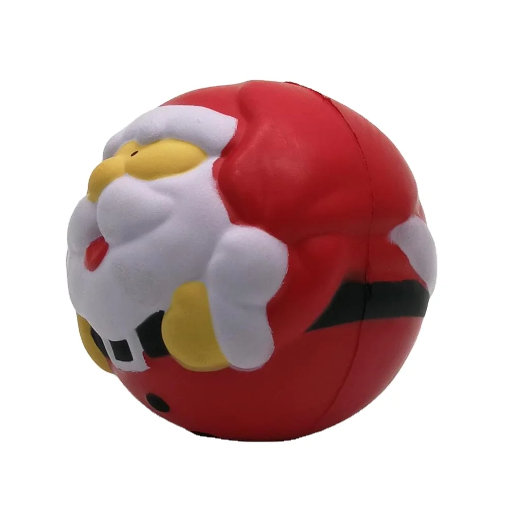 Promotional Round PU Stress Reliever and Squeeze Toy Rainbow Ball with customized logo