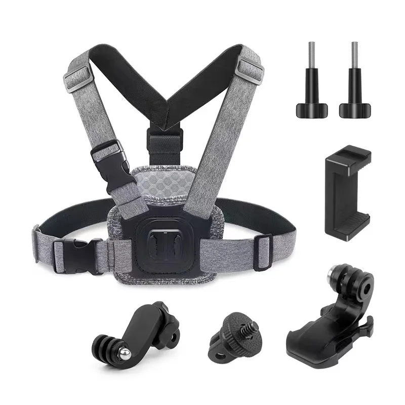 For gopro 10 9 8 7 6 5 4 3 +3/2/1 50 in 1 Action Camera Accessories Kit with Carrying Case/Chest Strap/Tripod gopro12