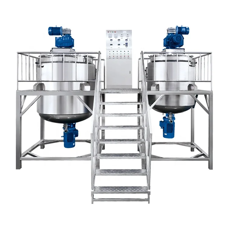 Steam Heating pharmaceutica liquid lotion food sauce stainless steel Making Equipment Mixing Machine