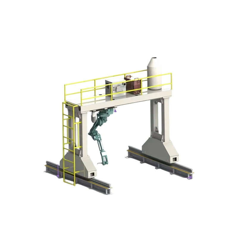 The factory supplies made in china gantry,Sky rails,  trusses 6-9 Axis robot welding station