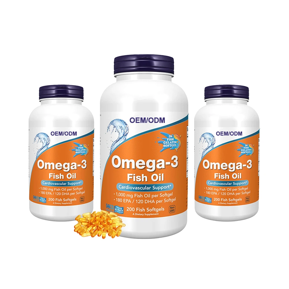 omega 3 fish oil capsule EPA/DHA 1000mg Softgel