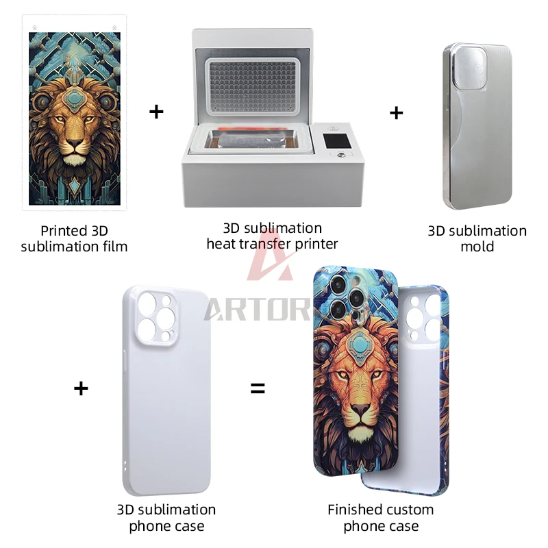3D phone case sublimation machine 3d film sublimation machine sublimation phone case machine