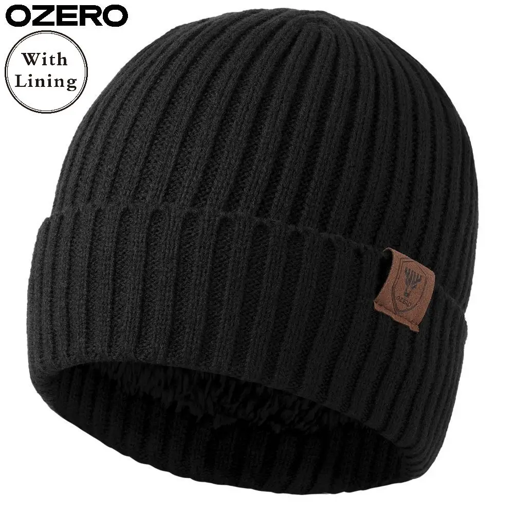 OEM Service OZERO Windproof Fabric Winter Journeys Polyester Custom Beanie
