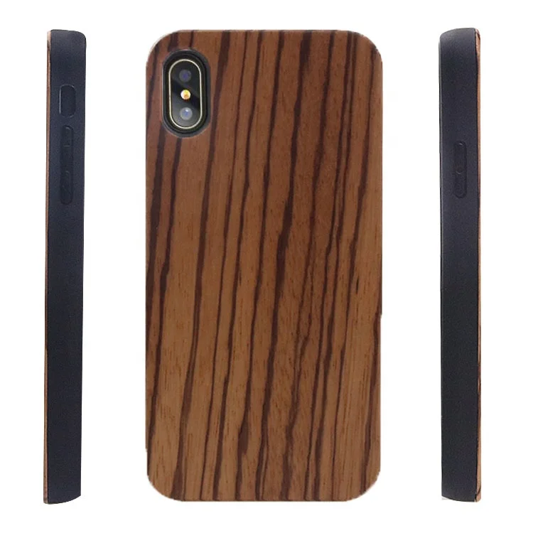 Factory Outlet  7plus Wooden cell phone case For iphone  x xs  Wooden Protective Case