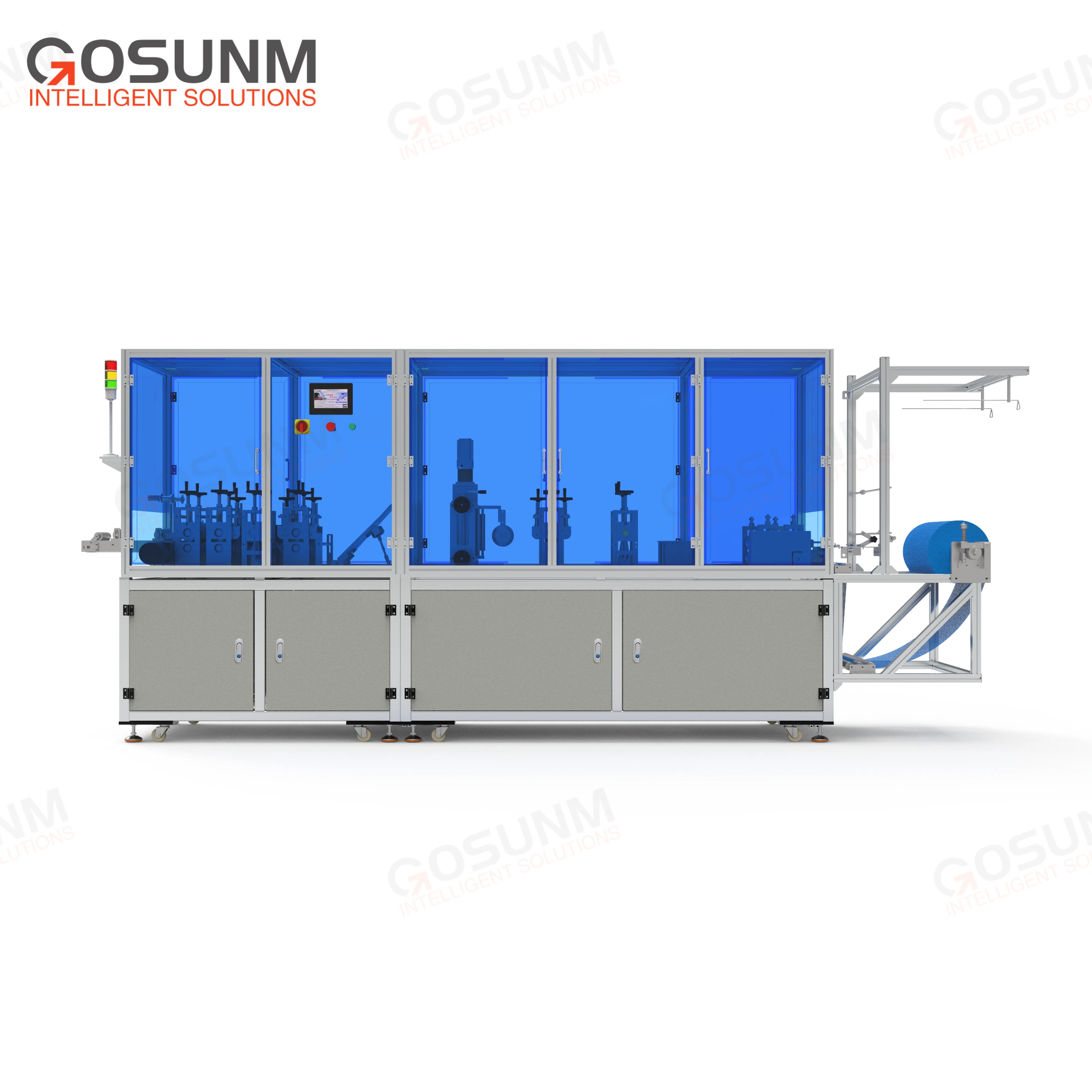Gosunm Professional Automatic Disposable Non-woven Doctoral Hats Making Machine with Customized Function As Needed