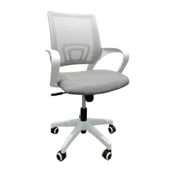 Cheap comfortable high quality swivel base mesh fabric plastic office computer chair furniture