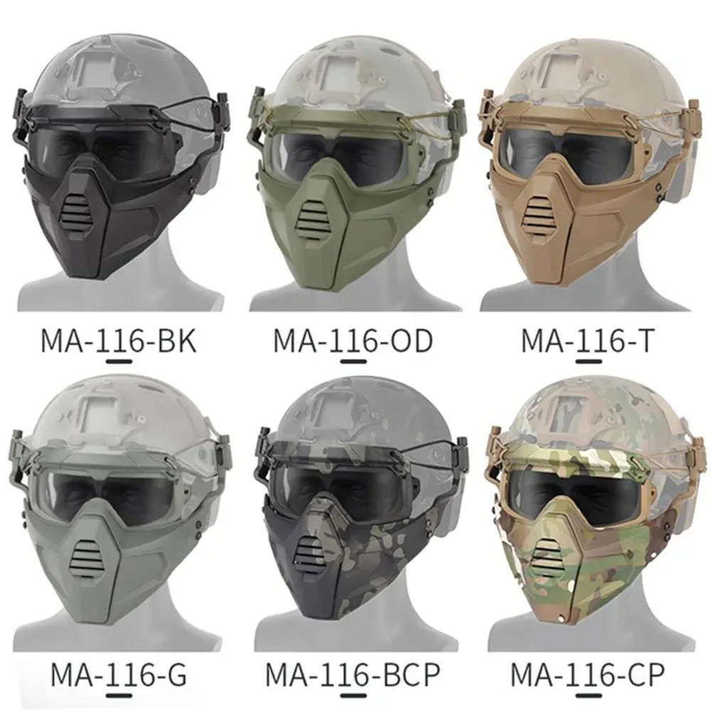 Tactical Paintball  Mask Half Face Mask Outdoor Hunting Protection Equipment CS Game Sport Combat Breathable Safety face mask