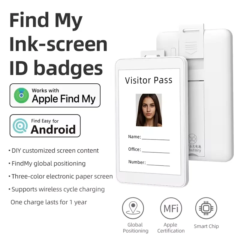 Customize Plastic Smart Electronic Employee ID Badge Card VIP Badge Backstage Passes Card Conference Event Pvc Photo ID Card