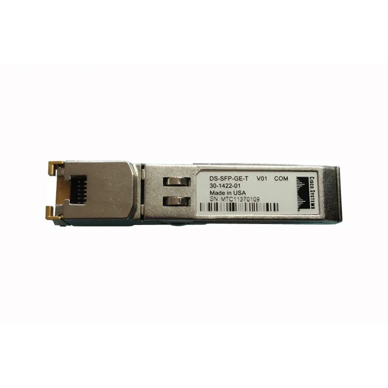 Cisco Fibre Channel Modules DS-SFP-GE-T 1-Gbps Ethernet SFP RJ-45 connector Category 5 UTP 100m (328 ft)