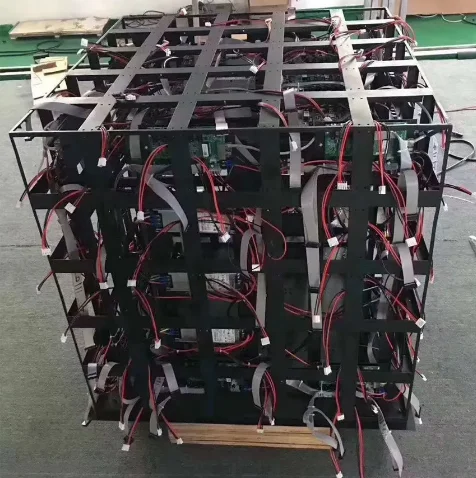 High definition P2.5 Outdoor Led Cube Screen Magic Creative Digital Advertising Screen