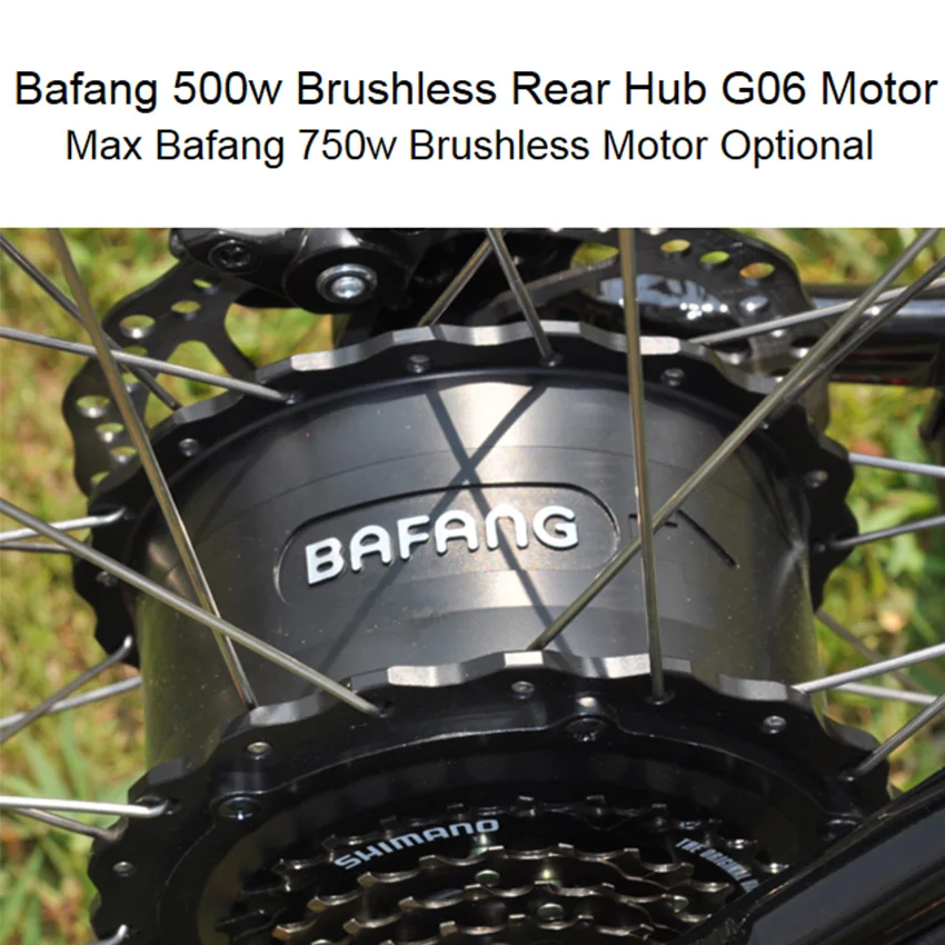 Removbale 48v 17.5ah li-ion battery 500w family cargo belt drive electric bicycle