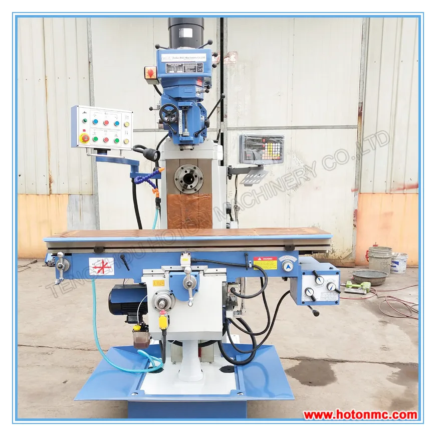 Universal knee type vertical turret milling machine XL6336