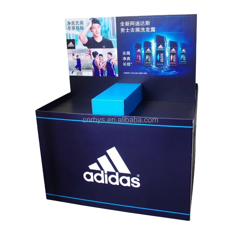 Hot Sale Cardboard Table Display Box for Promotion Drink Shopping Mall