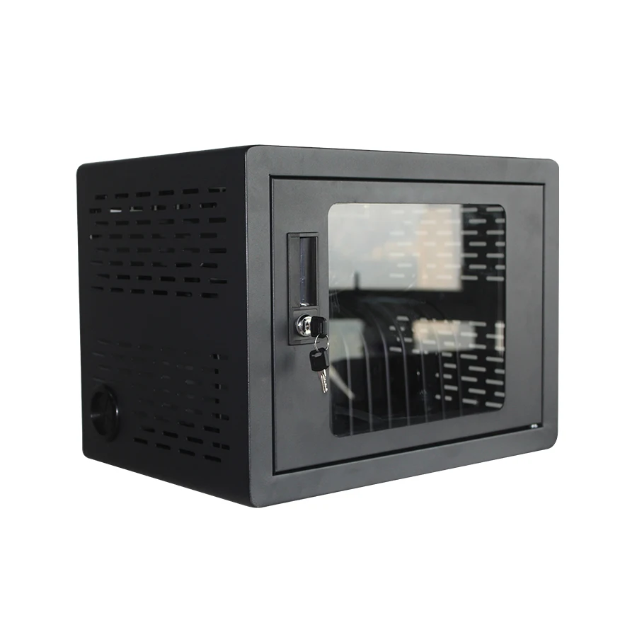 10 way   Desktop  Charging Cart Cabinet Metal Steel