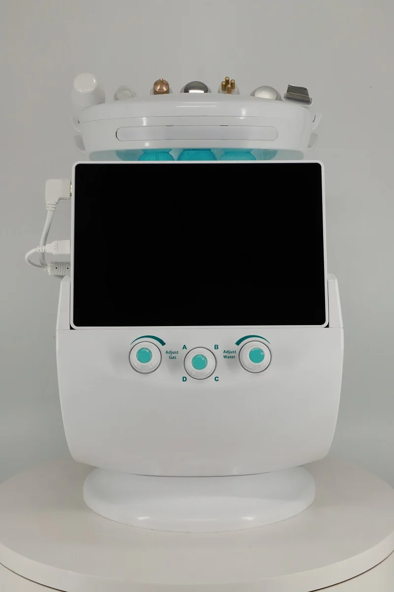Multifunctional 7 In 1 Skin Care Beauty Machine Smart Ice Blue Plus Hydra Aqua Peeling Oxygen Jet Microdermabrasion Device