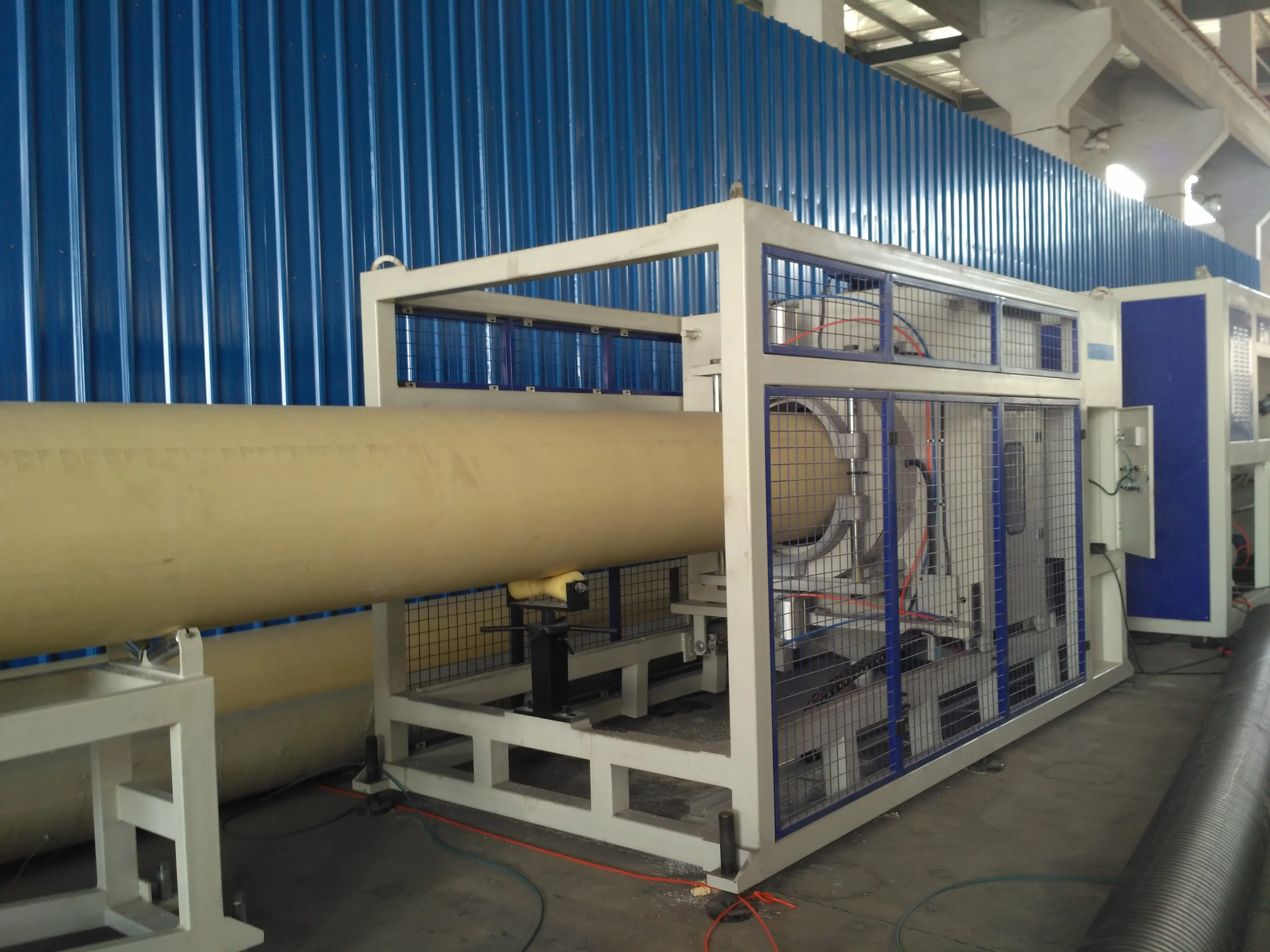 Discharge 20mm-110mm pvc pipes making machine architectural water supply pvc pipe manufacturing machines