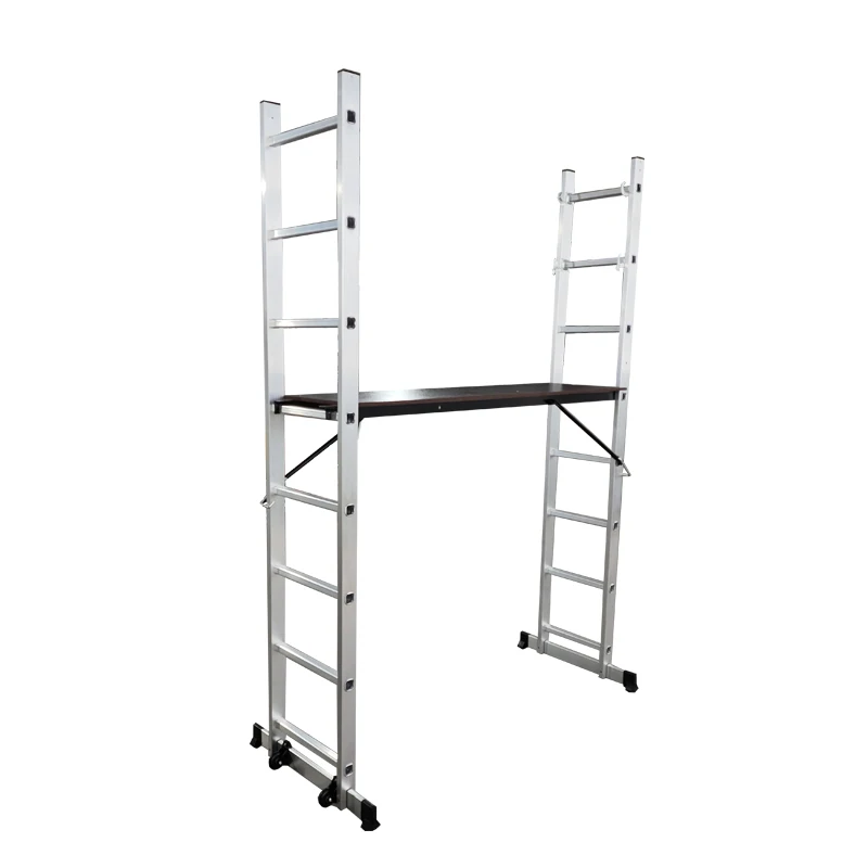 WEIKEN Escalera Retract Cheap Scaffolding for Sale Aluminum Scaffold Ladder for Painting and Drawing Outdoor