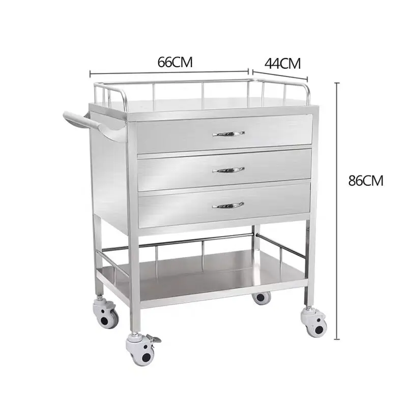 Wholesale Low Price 48/96/144 Grids Stainless Steel Medical Trolley Cart Clinic