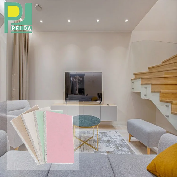 Acoustic Plasterboard Suspended Regular Gypsum False Ceiling Board