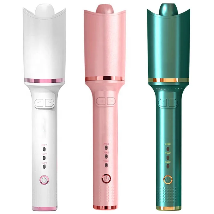 Best selling good quality professional hair styling products portable ceramic rotating curling iron automatic hair curler