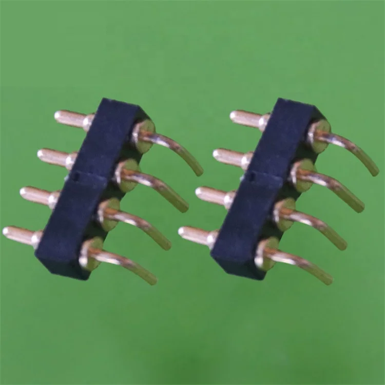 
Electronic Bending Pogopin Thimble Connector Pogo pin Spring Pin for Circuit Board Magnetic 