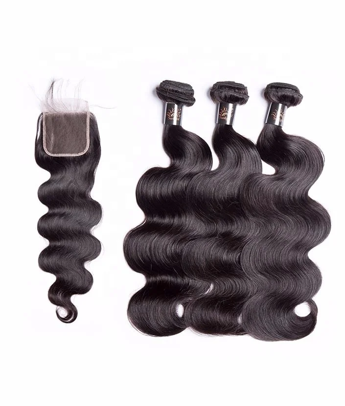 10-30 Inch 1 / 3 / 4 Bundles Brazilian Hair Weave Bundles Body Wave Sunlight Human Hair Extension Natural Color Non Remy