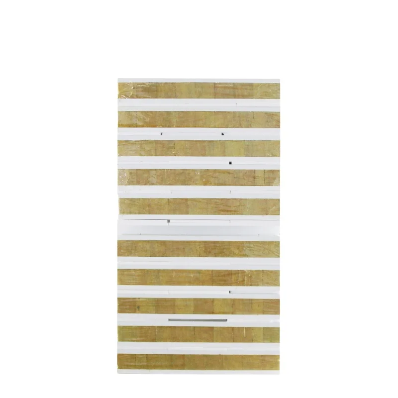 China cheap multi-colored fiber glass wool insulated roof sandwich panel for steel building facade