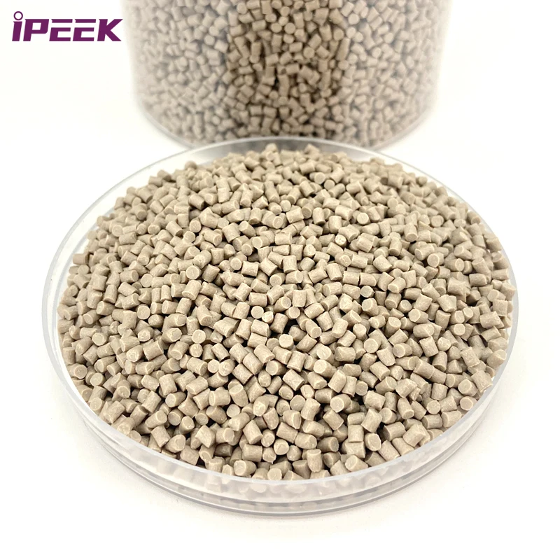 iPEEK Custom Plastic Raw Material Manufacturer Enforced Glass Fiber GF30% Engineering Polymers PEEK Granule