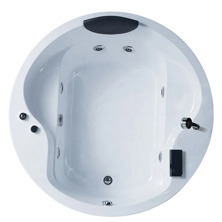 Modern Design Free standing Acrylic BathTub Round Bathtub Made In China