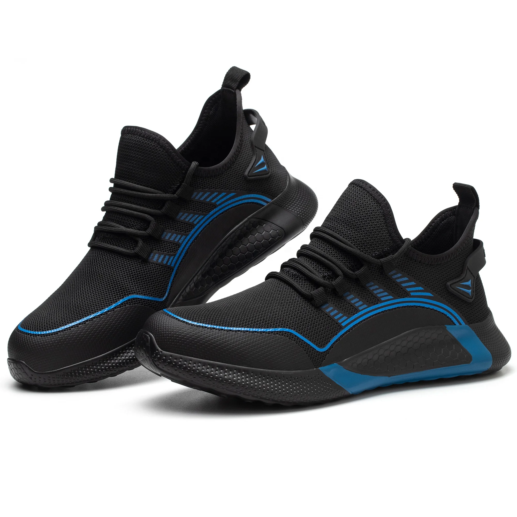 Steel Toe Shoes for Men Lightweight Breathable Wide Width Comfortable Safety Sneakers Anti-Puncture