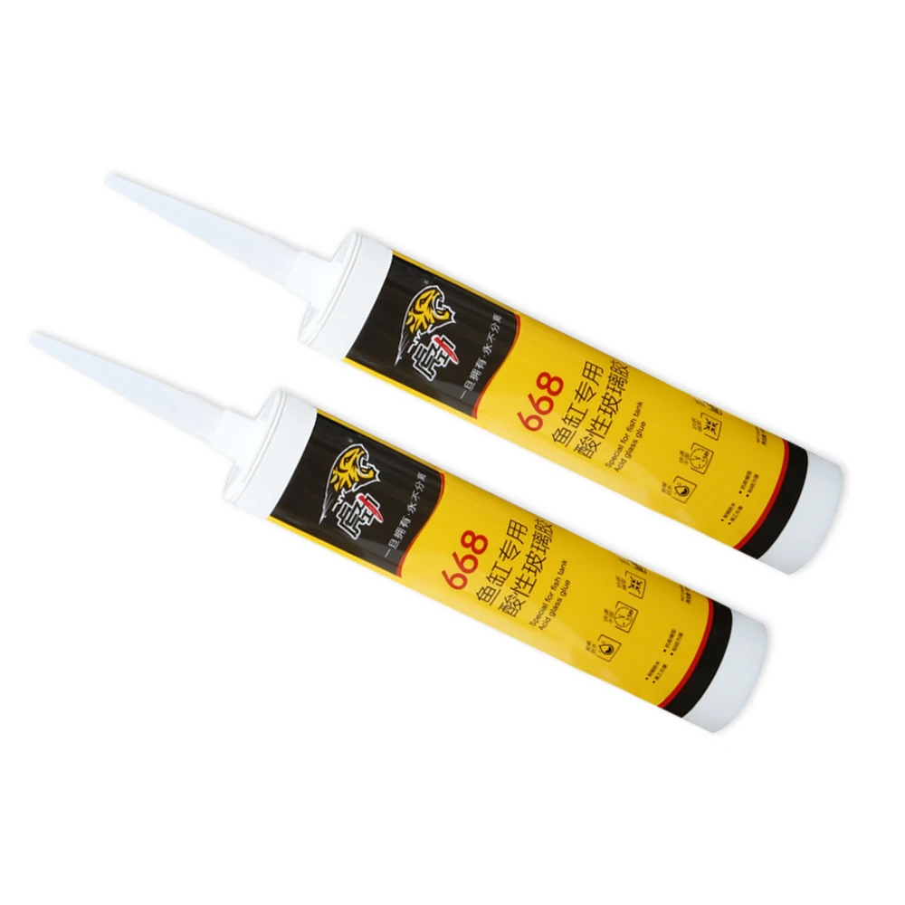 Factory Directly Supply Safety Waterproof Adhesive Silicone Sealant Glue For Fish Aquarium Glass