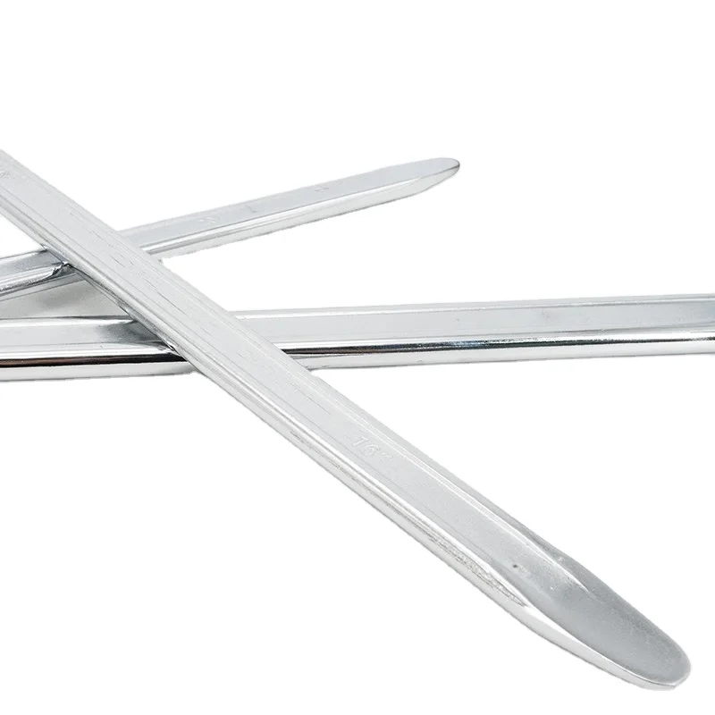 HYSTIC Chrome-Plated Tire Pick Bar Double-Headed Flat Pry Bars Low-Cost Car Repair Tool Thickened Lever Tyre Spoon Big Sale
