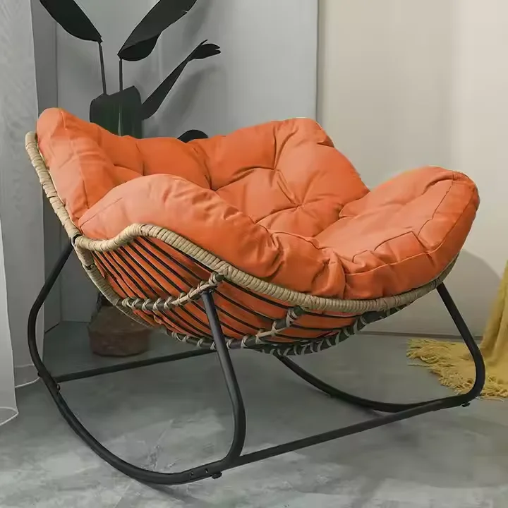 Comfortable Bean Bag Sofa Chair Soft Coral Velvet Fabric Indoor and Outdoor Use Features Convertible Sofa Bed