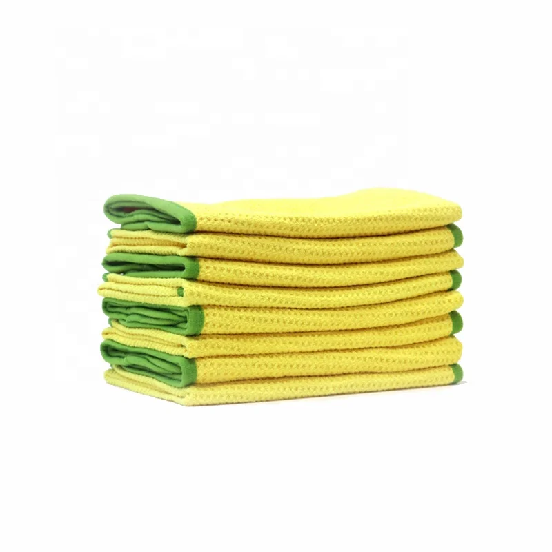 40*60 CM Yellow Microfiber Drying Car detailing cloth Glass cleaning towel for car care