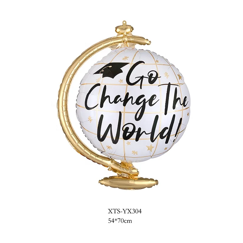 Wholesale 18 inch custom printing round star shaped graduation party decoration aluminum foil balloons