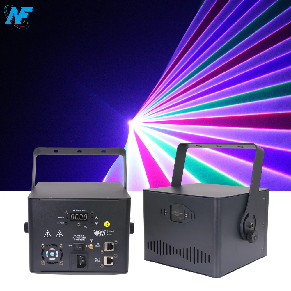 APP Bluetooth Wireless Control Laser Light 1W 2W 3W 4W 5W RGB Animation Laser Stage Light for Dj Disco Night Club