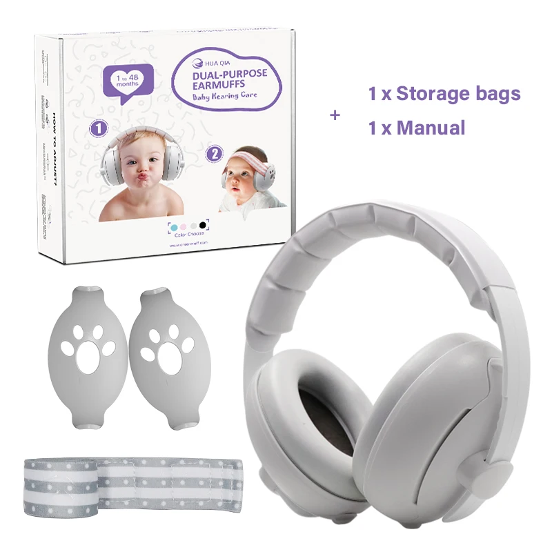 Baby Ear Protection Earmuffs Noise Cancelling Headphones Toddlers Sleeping Ear Muffs Children hearing protector for baby