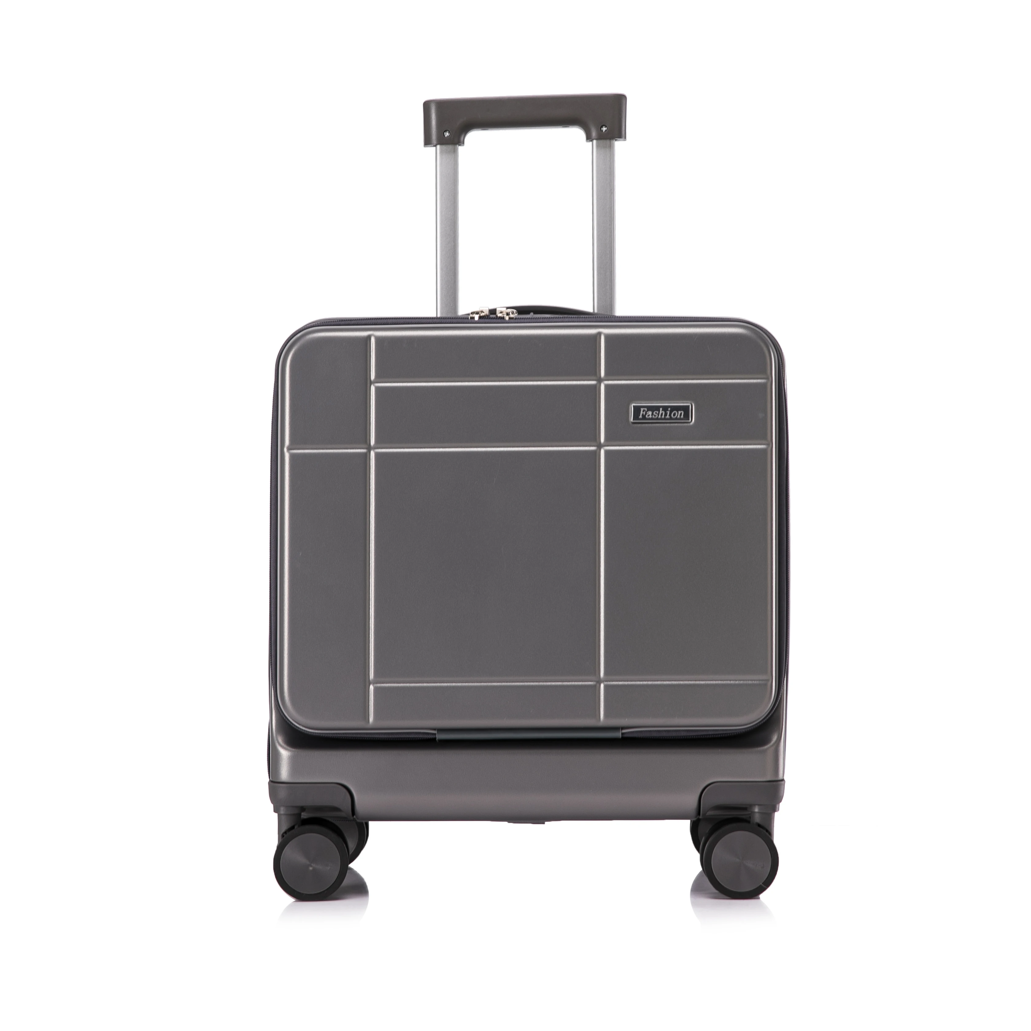 BADITU Business Computer Trolley Case Front Open Luggage Female Small Boarding Password Suitcase With Cardan Wheel