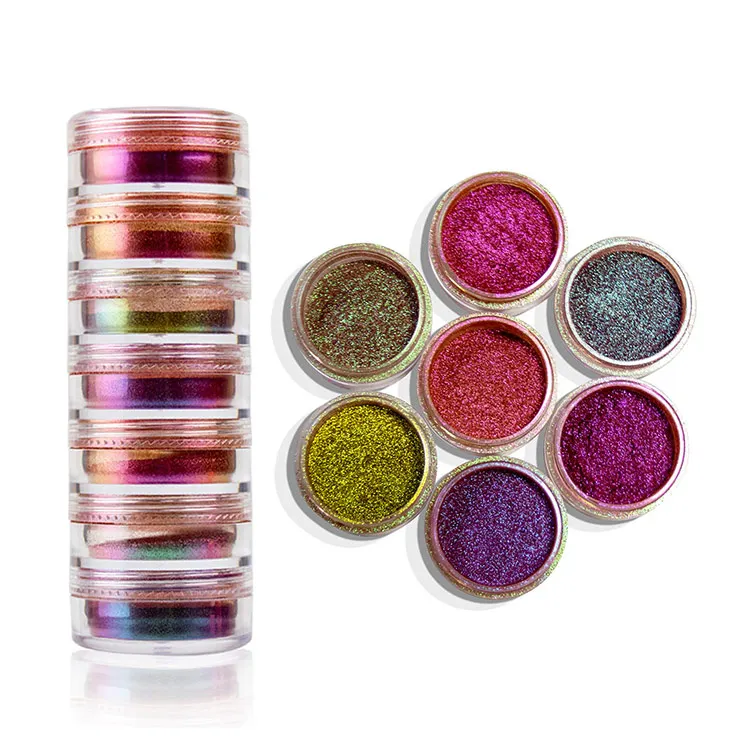 
Wholesale Organic Loose Eyeshadow Pigments Chameleon Neon Cosmetic Pigment Powder 